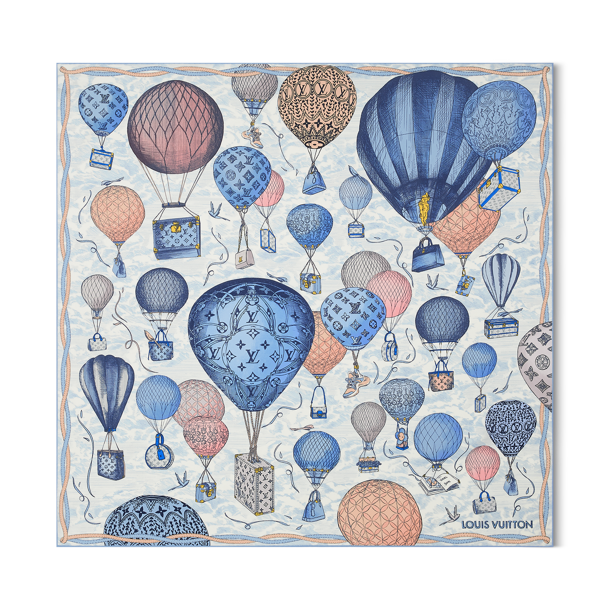 Up And Away Square 90 . - Luxury Accessories - M78448 Blue | LOUIS